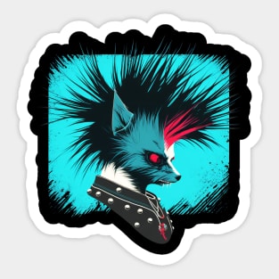 Punk cat Sticker